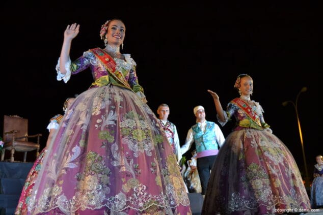 58 Presentación Falleras Mayores Dénia 2015 Pleitesía Bellees del Foc de San Vicent del Raspeig