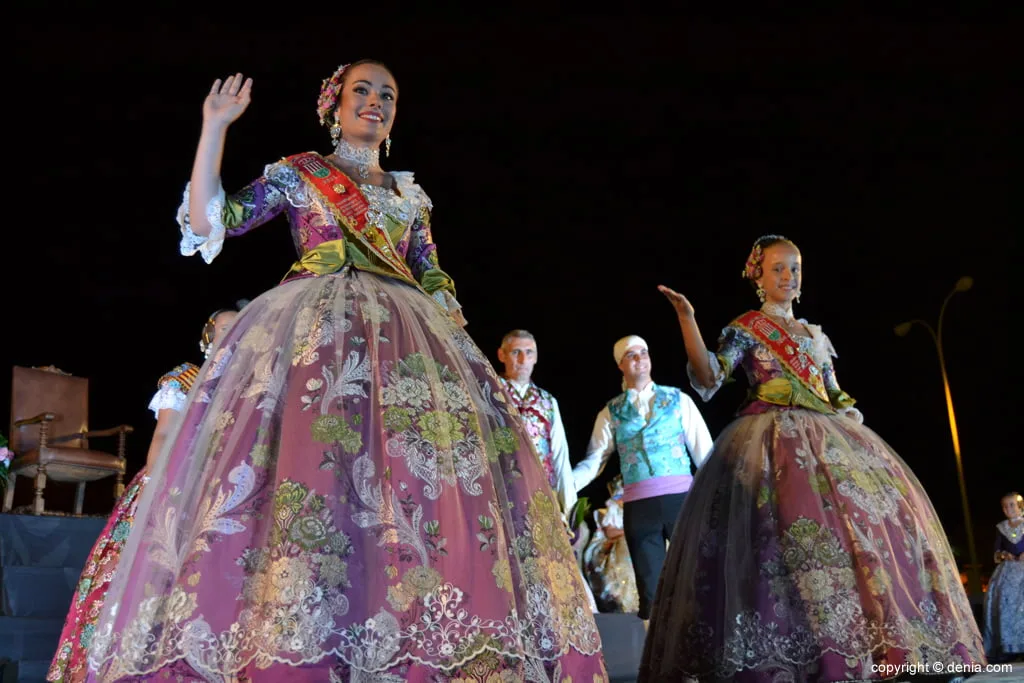 Presentación Falleras Mayores Dénia 2015 - Pleitesía Bellees del Foc de San Vicent del Raspeig