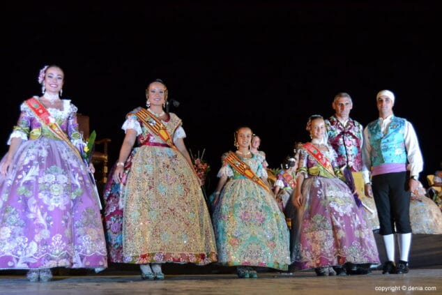 59 Presentación Falleras Mayores Dénia 2015 Pleitesía Bellees del Foc de San Vicent del Raspeig