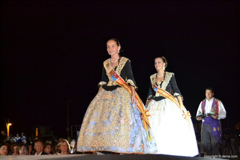 Presentación Falleras Mayores Dénia 2015 - Pleitesía Reinas de las Fiestas de Elche