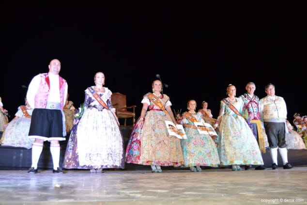 66 Presentación Falleras Mayores Dénia 2015 Pleitesía Falleras Mayores Sagunto
