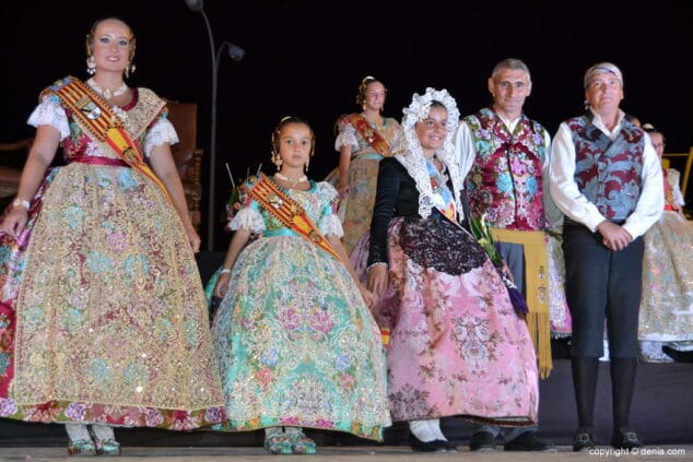 67 Presentación Falleras Mayores Dénia 2015 Pleitesía Dama Infantil Alicante
