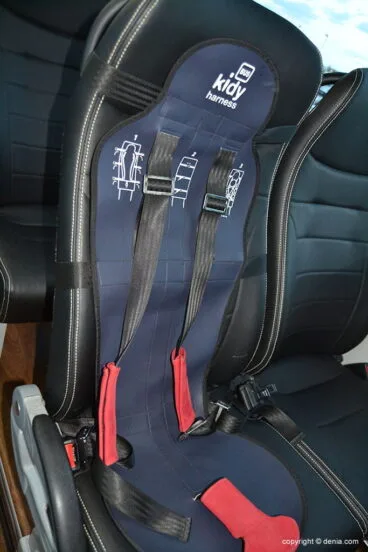 Arnes para niños en los autobuses Denibus +