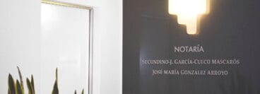 Cartel notaría