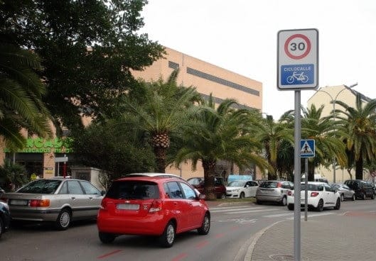Dénia eliminará algunas ciclocalles y mejorará la señalización 1 Ciclocalle Dénia