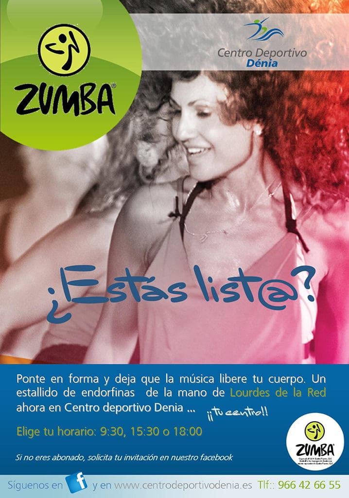 Clases de Zumba en el Centro Deportivo