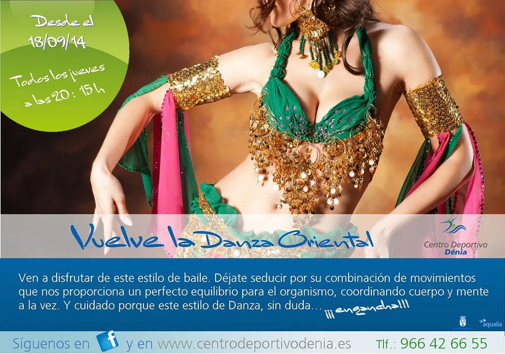 Danza Oriental en el Centro Deportivo