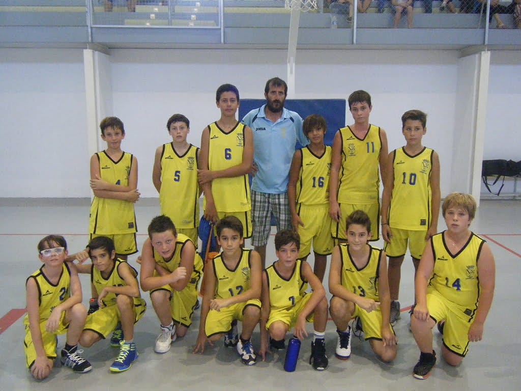 Equipo Cadete del Dénia Básquet Base