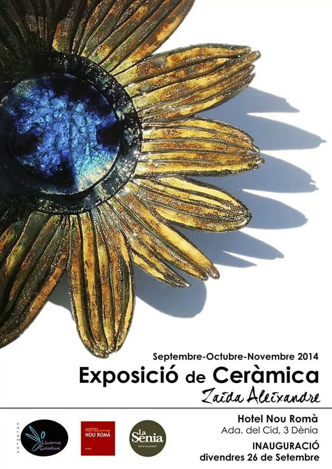 Exposición de cerámica de Zaira Alexandre