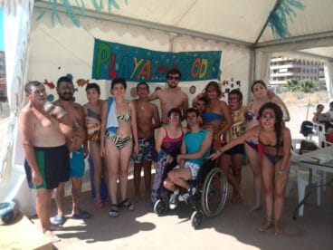 Fiesta fin de verano en la playa