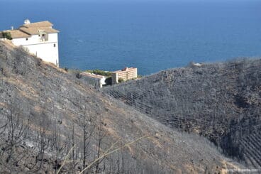 Incendio en el Montgó – Lloma del Castanyar
