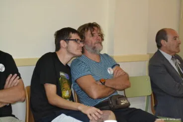 Jimmy Higueras en la jornada de puertas abiertas de Aprosdeco