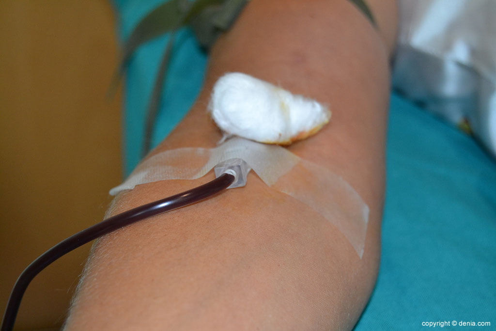 Maratón de donación de sangre en Dénia