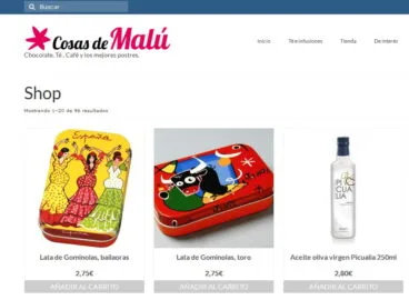 Nueva página web de Cosas de malú