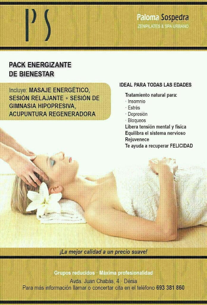 Pack energizante de Paloma Sospedra