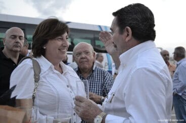 Pepa Font en la presentación de Denibus+