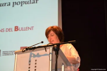 Pepa Font en su último acto como concejala de cultura