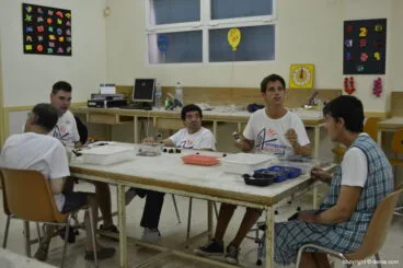 Taller de manualidades en Aprosdeco