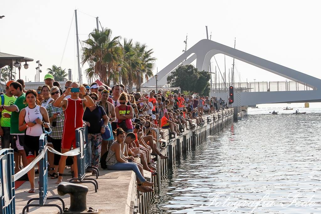 Triatlón de Valencia con mucho público