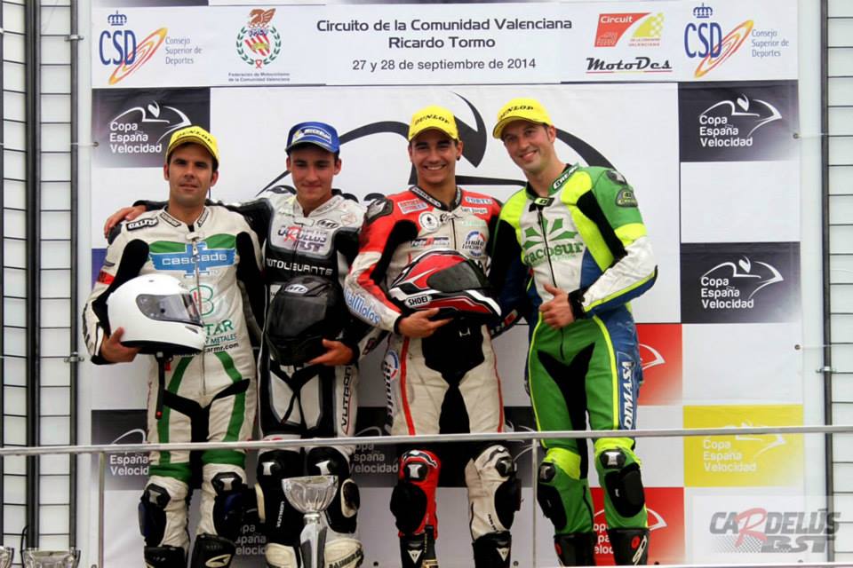 Álex Sirerol en el podium