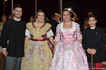 Presentación Falla Centro 2015 – Llegada de los cargos a caballo