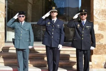 Cuerpos de seguridad en el acto del Día de la Comunitat Valenciana