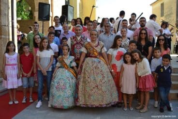 Cargos de las fallas de Dénia en el Día de la Comunitat