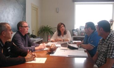 Ana Kringe en la reunión de limpieza