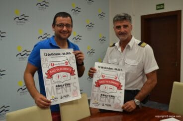 Andrés Ponce y Eduardo Alberola en la presentación de la prueba
