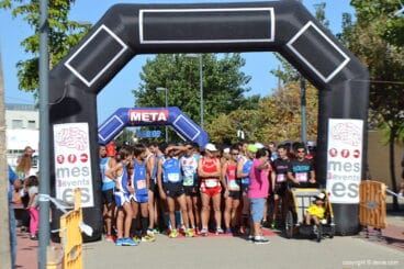 Atletas en la línea de salida