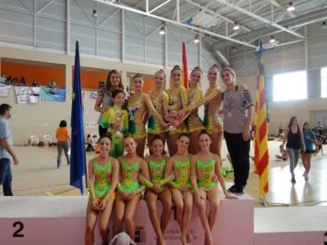 Club gimnástica Dénia y Club Calpe.