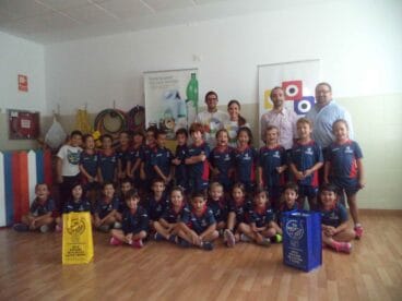 Colegio Maristas en un taller medioambiental