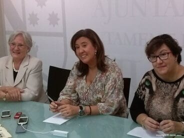 Kirsten Lolita Milnes-Andersen junto a Ana Kringe y Pepa Sivera