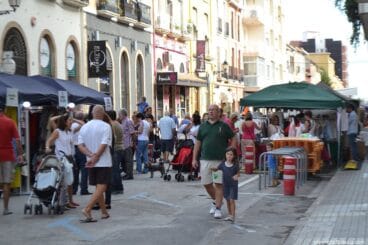 La calle La Mar escenario de la Fira del Stock