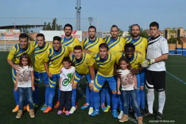 Once del CD. Dénia frente al Algemesí