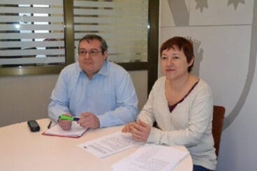 Paco Roselló junto a Elena Tur