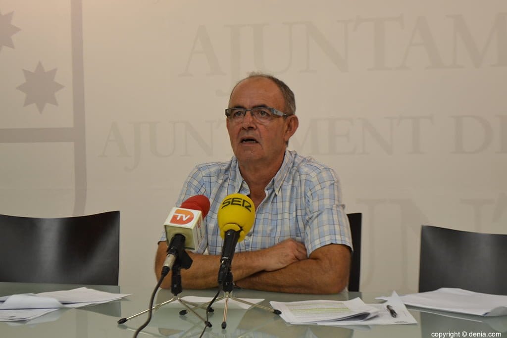 Pep Marí concejal del PSOE en el Ayuntamiento de Dénia.