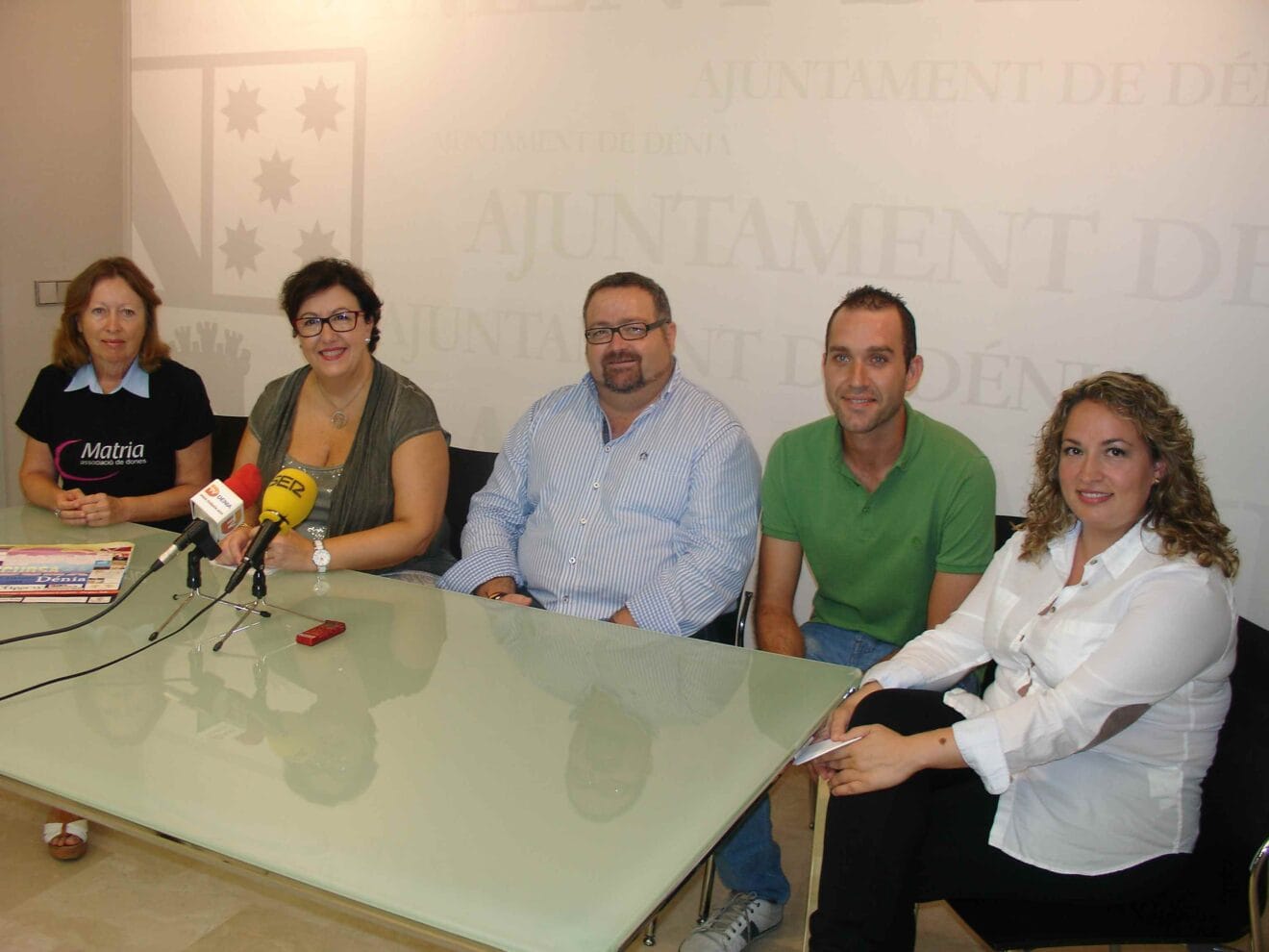 Pepa Sivera y Sisco Signes en la presentación de la Cursa de la Dona