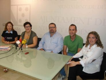 Pepa Sivera y Sisco Signes en la presentación de la Cursa de la Dona