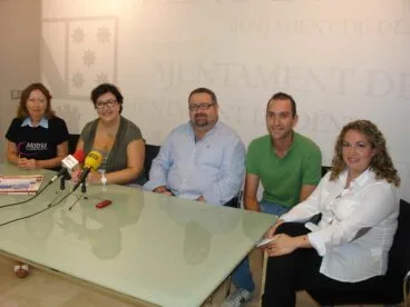 Pepa Sivera y Sisco Signes en la presentación de la Cursa de la Dona