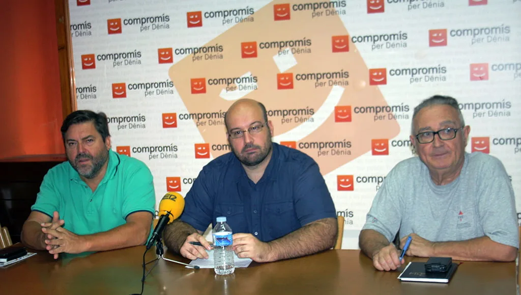 Compromís da esta legislatura como "perdida" para la ciudad 1 Rafa Carrió Josep Crespo y Sebastià García