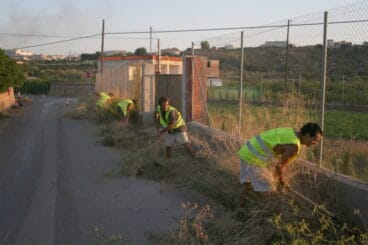 Trabajadore del anterior Plan de empleo de Dénia