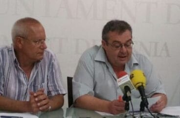 Vicent Grimalt yPaco Roselló ediles socialista en Dénia