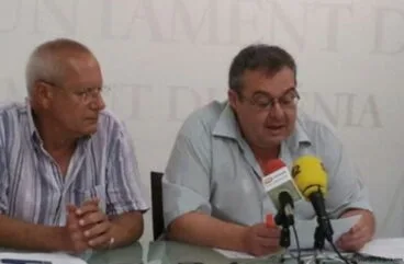 Vicent Grimalt yPaco Roselló ediles socialista en Dénia