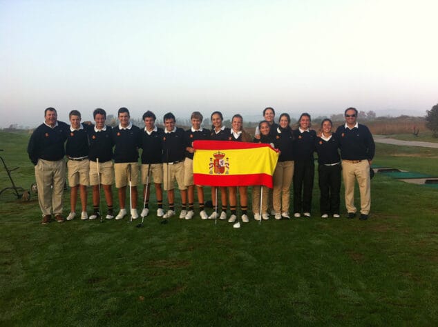 Carla Hidalgo va formar en l'equip d'Espanya