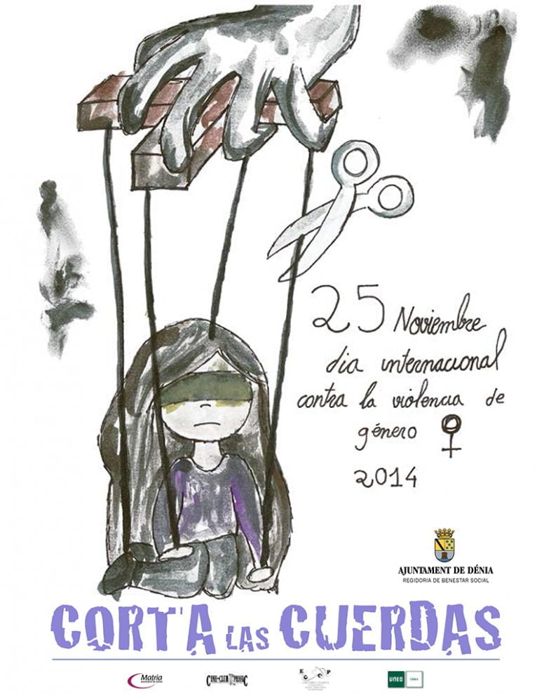 Cartel ganador del concurso del Día Contra la Violencia de Género