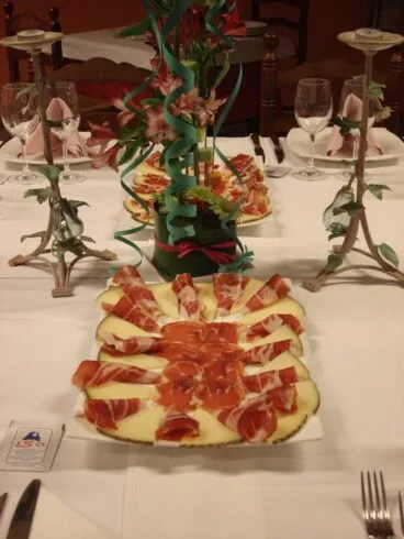 Comida en Restaurante Isa