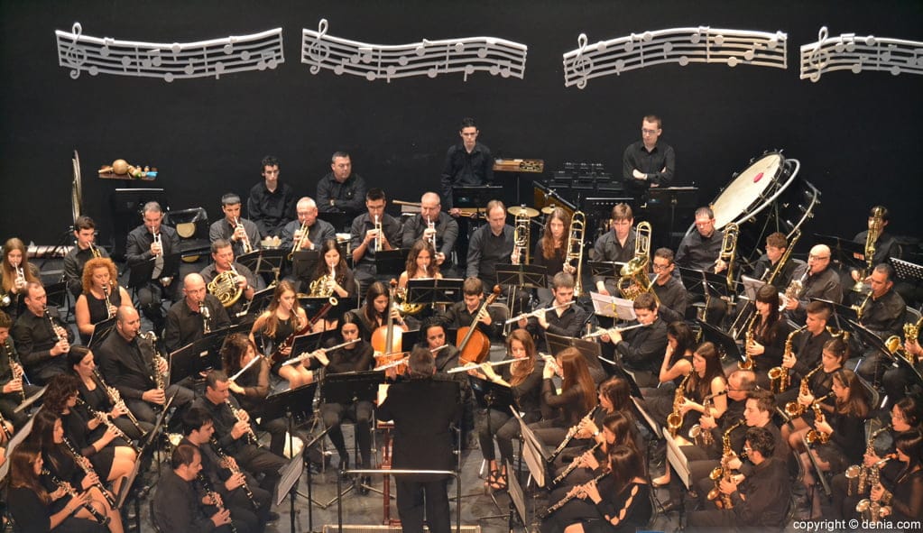 Concierto de Santa Cecilia de la banda de Dénia