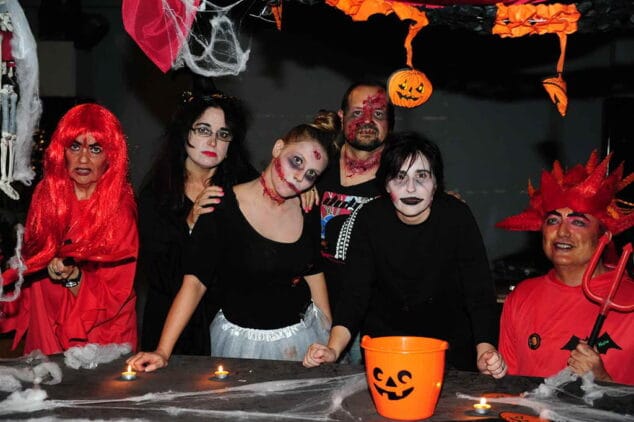 Disfraces en la fiesta Halloween