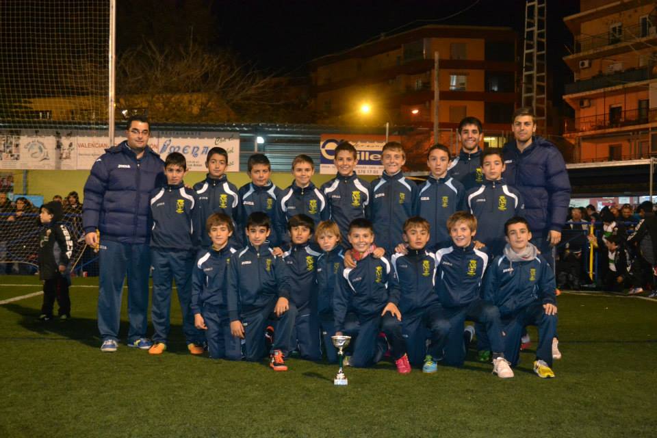 Se presentó el XV Torneo de Navidad de Fútbol 8 de Dénia 1 Equipo alevín de la EMF. Dénia en la pasada edición